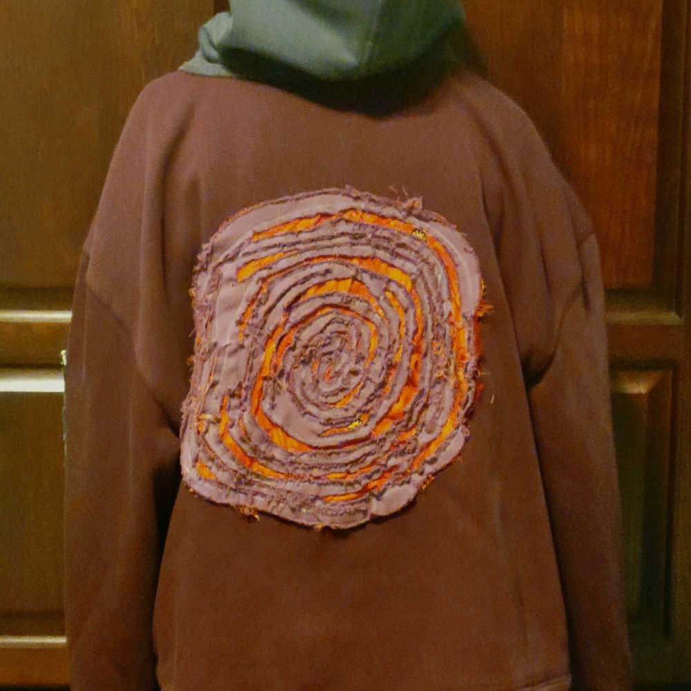 Athletic Works Maroon Graphic Sweater - Picture 8 of 15